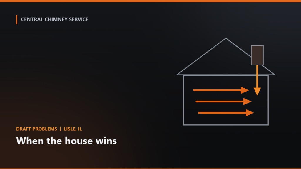 Draft problems illustration for when the house wins in Lisle, Illinois